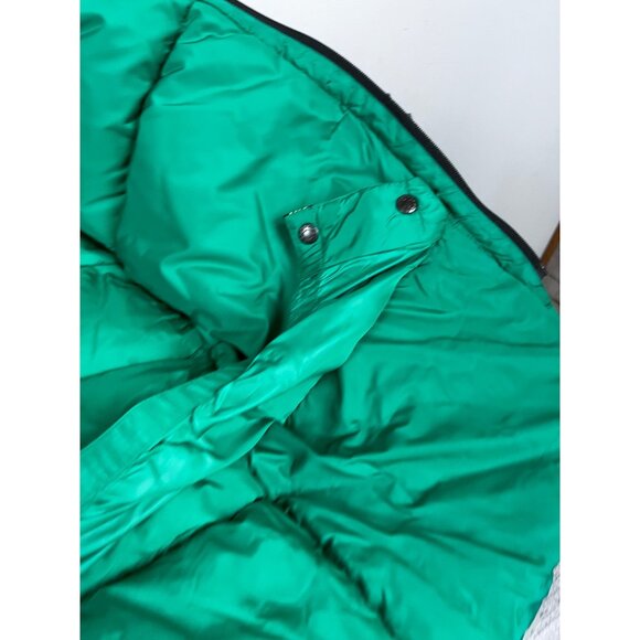 Vintage Polo Sport Ralph Lauren Puffer Down Jacket Black/Green Men's XL '90's - Picture 6 of 12